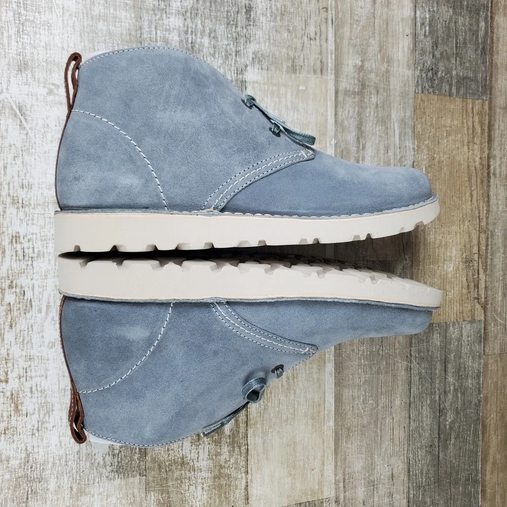 Birkenstock Harris Mens Boot Sz 10 Casual Gray Suede Leather Lace Up Ankle Boots